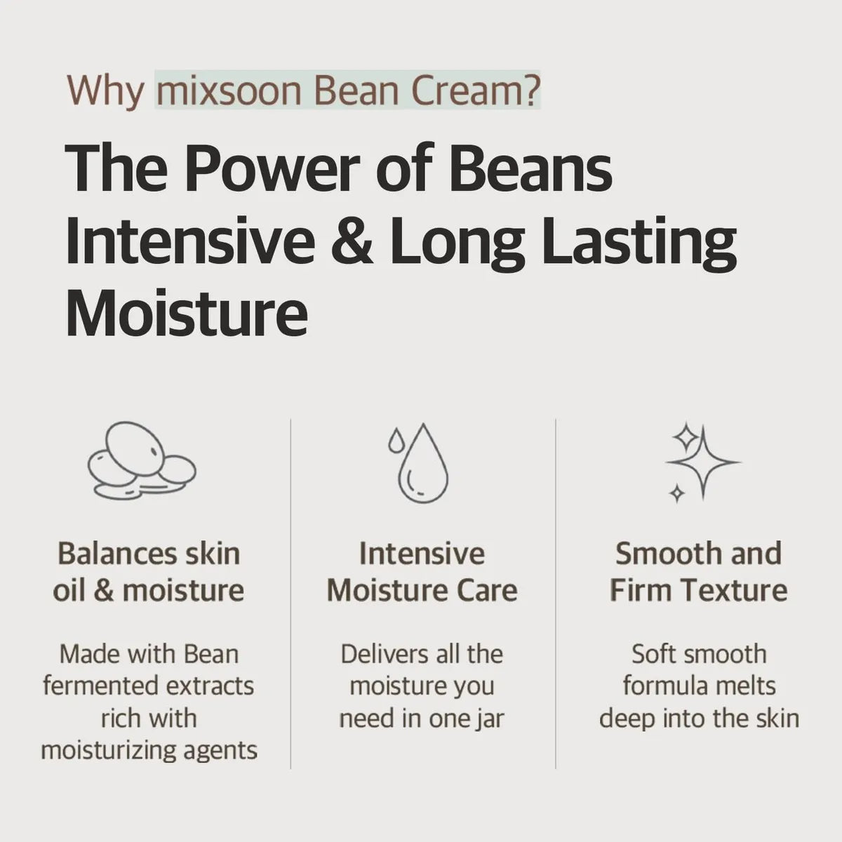 Mixsoon Bean Cream 50ml