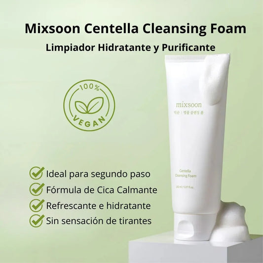 Mixsoon Centella Cleansing Foam Espuma Limpiadora 150ml
