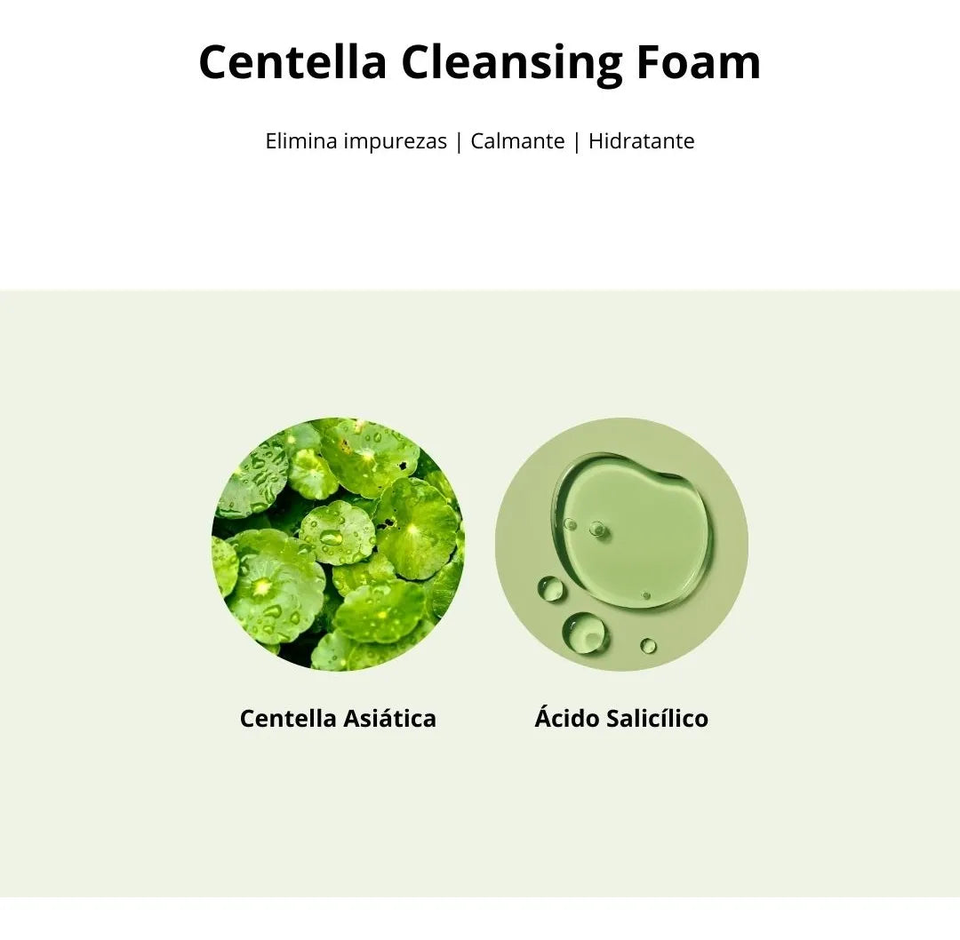 Mixsoon Centella Cleansing Foam Espuma Limpiadora 150ml