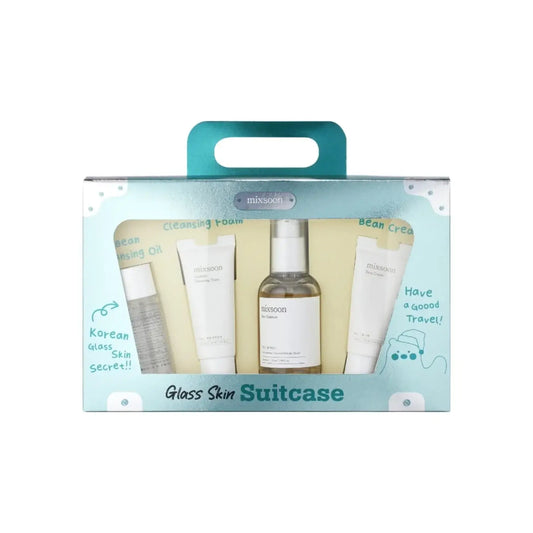 Kit Glass Skin Suitcase Mixsoon de 4 pasos