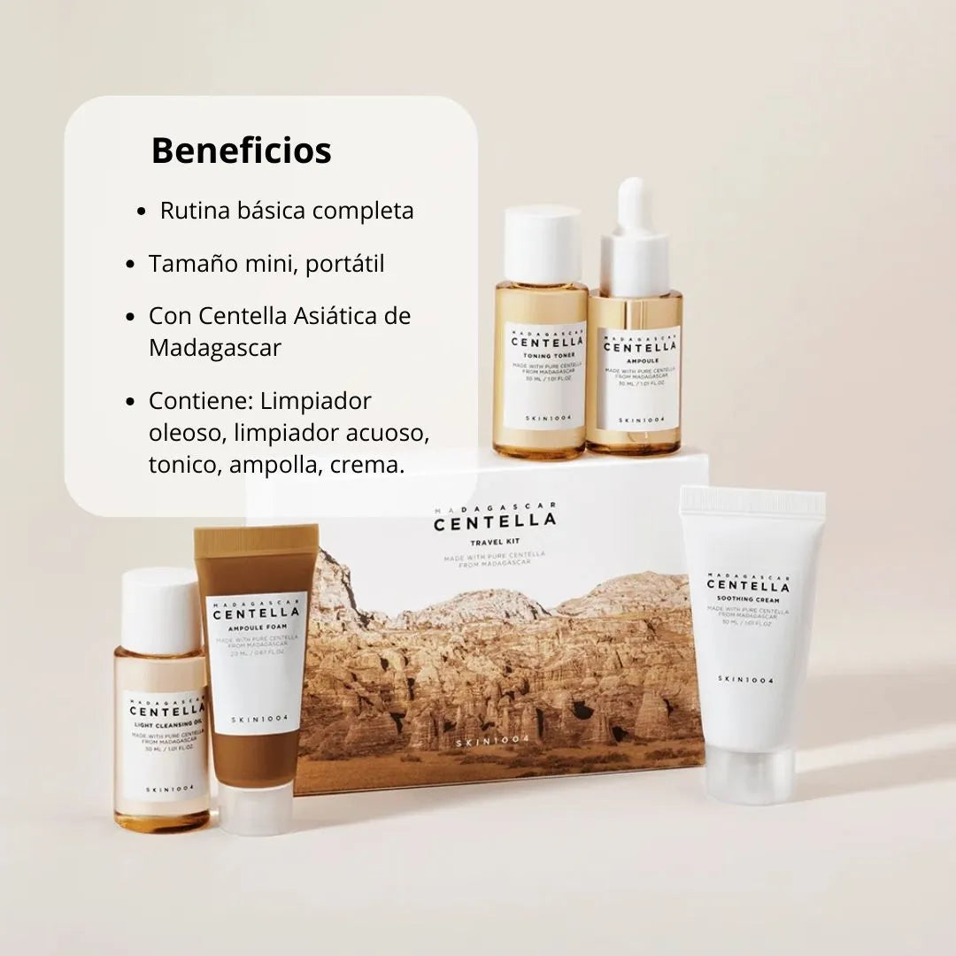 Kit Rutina Piel Sensible Madagascar Centella Mini - SKIN1004