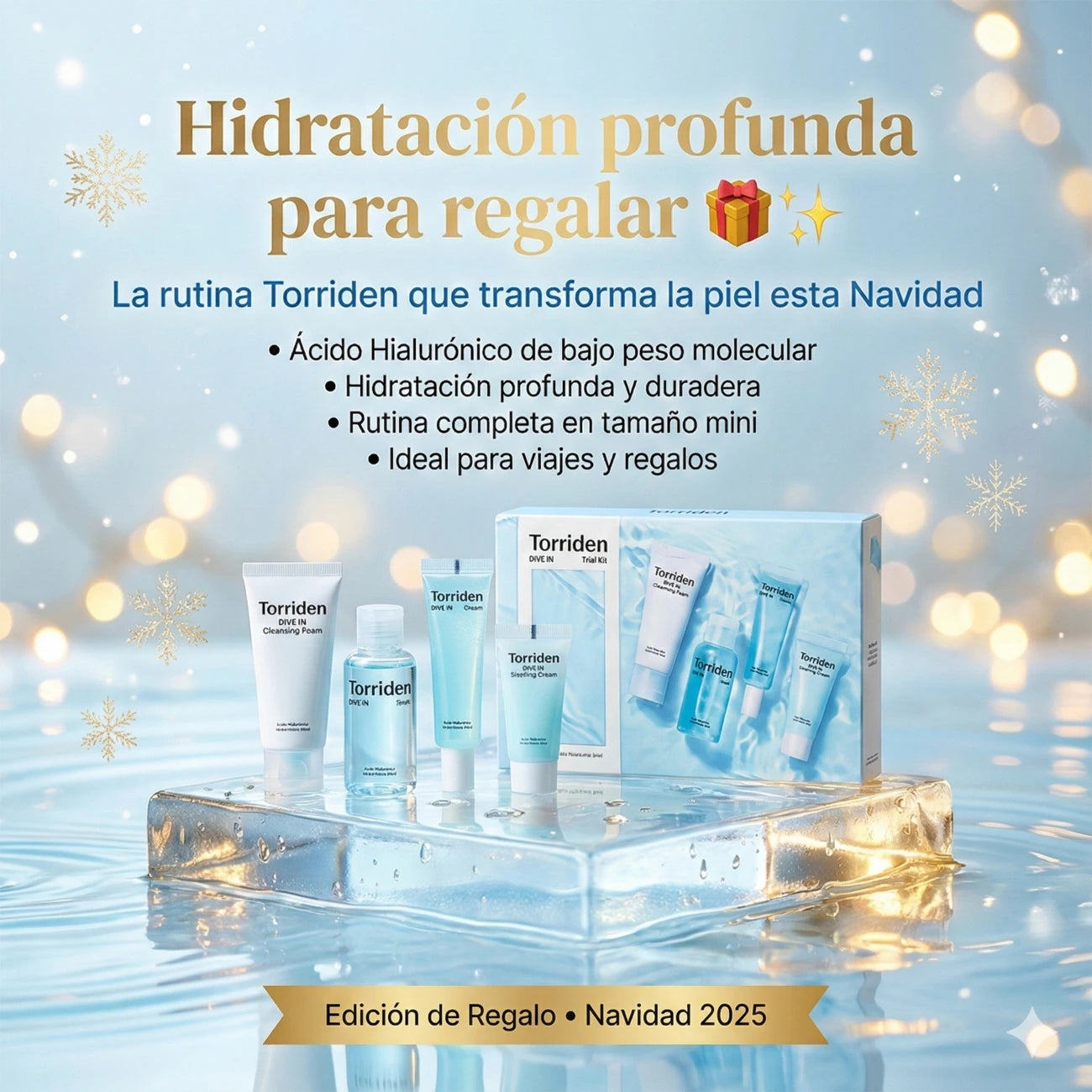 Kit Rutina Hidratante Mini Torriden Dive-In