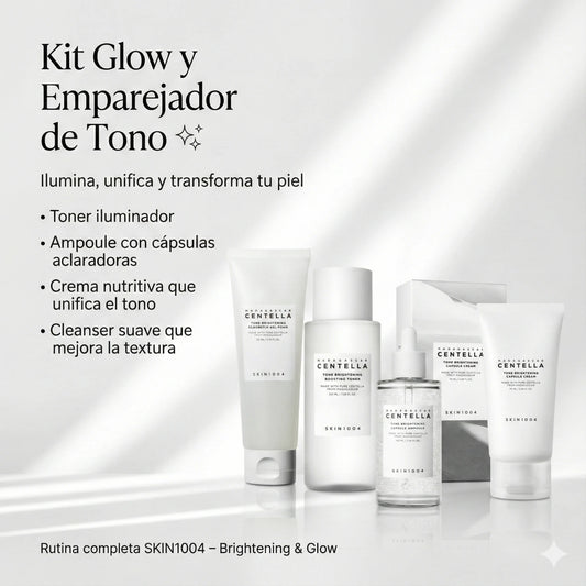 KIT Rutina Glow y Emparejador de Tono + Envío Gratis